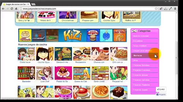 Juegosdecocinaconsara.com Juegos de cocina para niñas