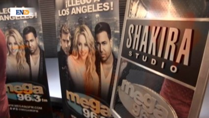 Shakira llega llena de sorpresas a la inauguración de una emisora en LA