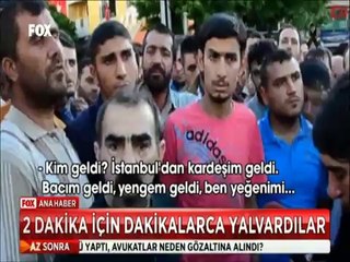 Soma'da 2 dakika saygı duruşu durabilmek için polise yalvardılar