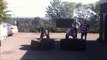 Tractor tyre flips at Bootcamp | OneTake Fitness, Gateshead & Newcastle Personal Training