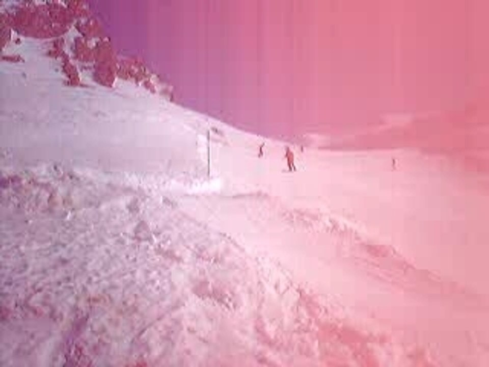 petit saut en ski!!