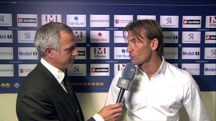 L'après match d'Alain Roche avec Hervé Renard
