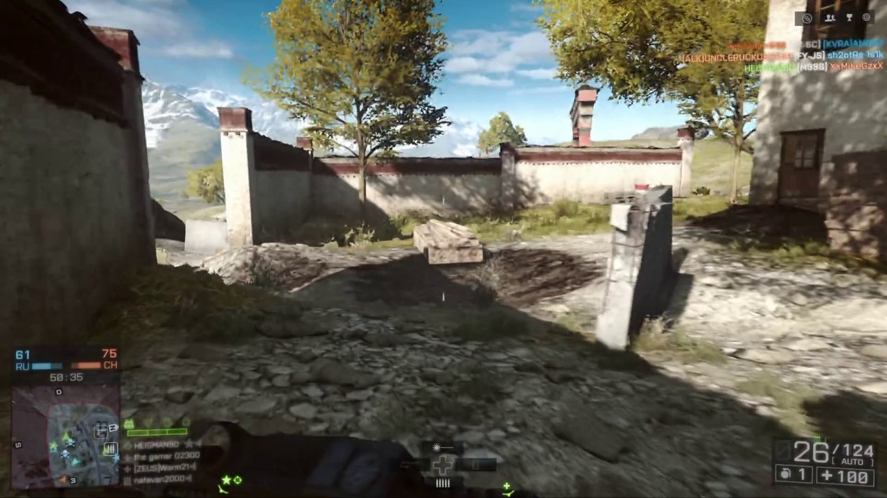 (thegamer) battlefield 4 Match a mort par équipe sur la map train de golmud