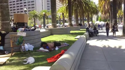 Giving oranges to the Homeless SF ep1
