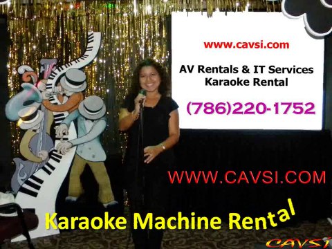 Rent Karaoke Machine Weston FL (786)220-1752