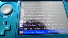 Cartouche avec 587 jeux pré-installés sur 3DS 7.2.0-17E