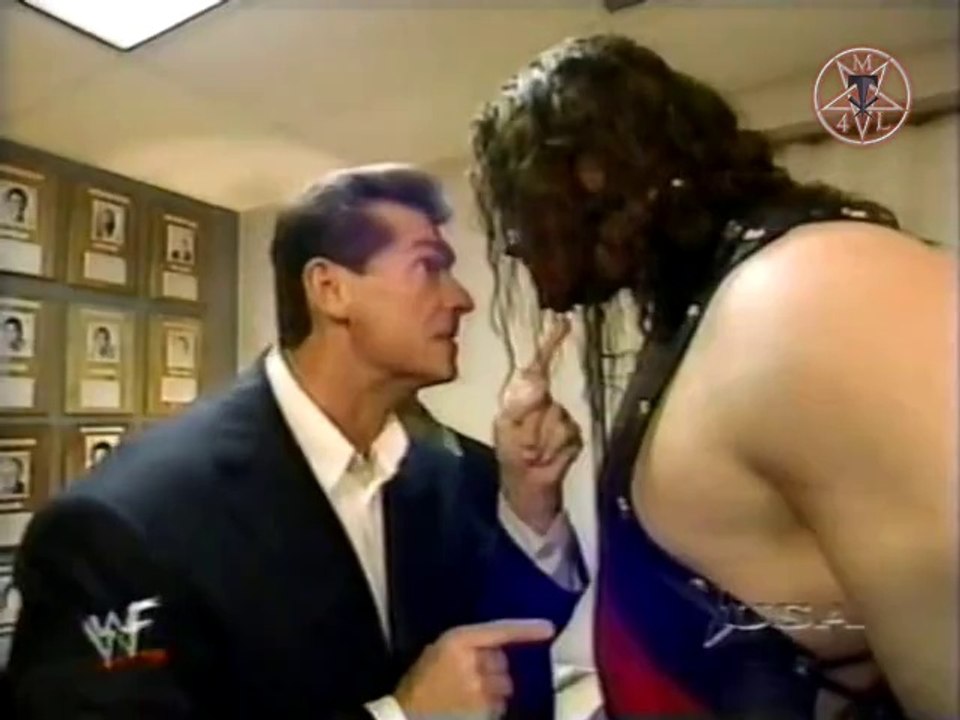 Kane, The Rock, Shane & Vince Backstage Segment 1/18/99
