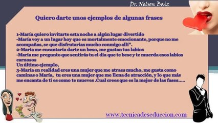Palabras Para Seducir A Una Mujer