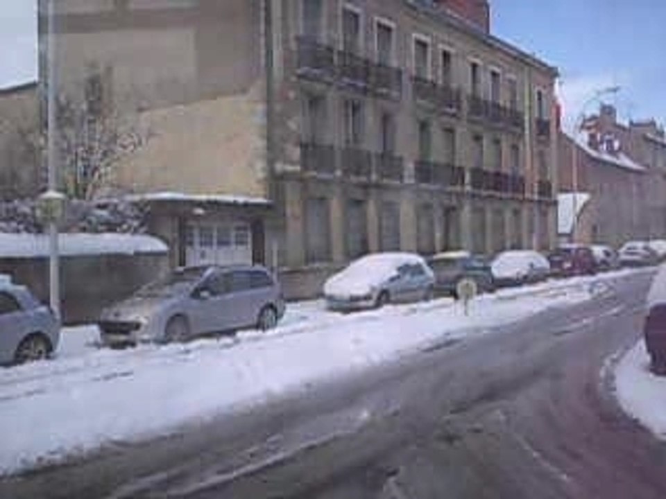 Il a neigé
