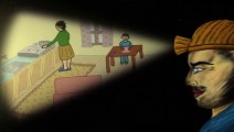 Maden işçisi çocuğunun çizdiği resim animasyon haline getirilmiş