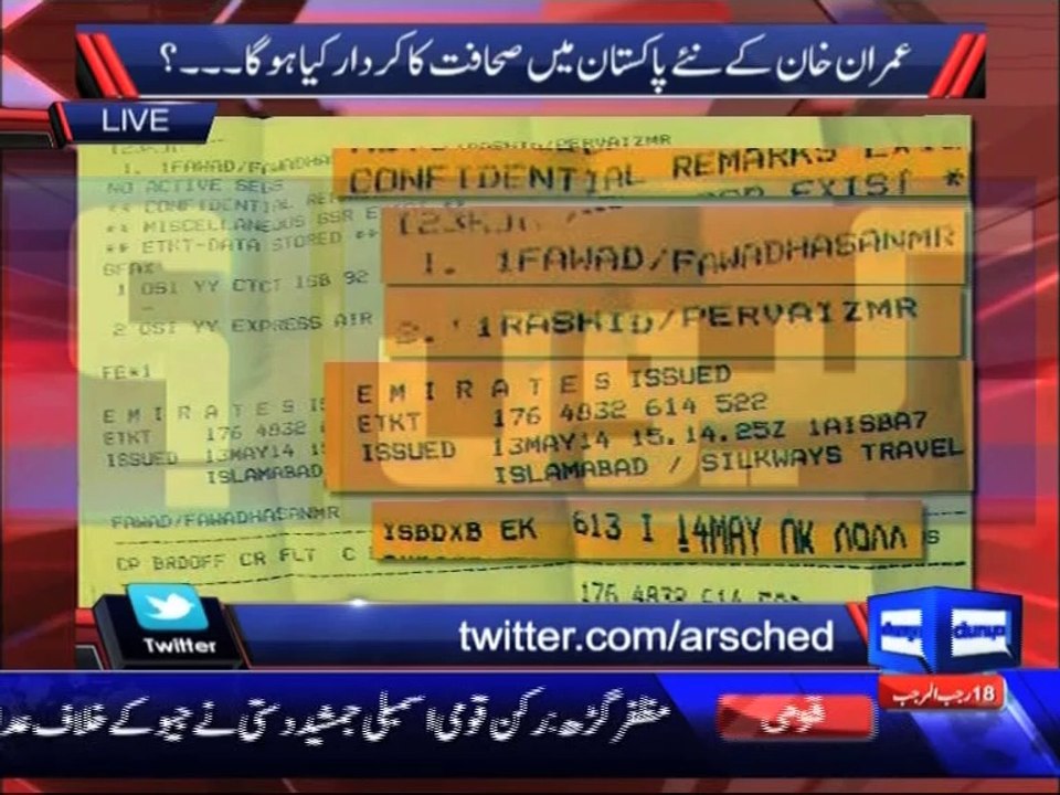 Pervez Rasheed Secret Visit to Dubai