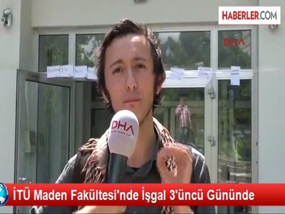 İTÜ Maden Fakültesi'nde İşgal 3'üncü Gününde