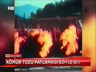 İşte kömür tozu patlamasının yarattığı görüntü