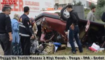 Tosya D-100 Çorum Kavşağında Trafik Kazası