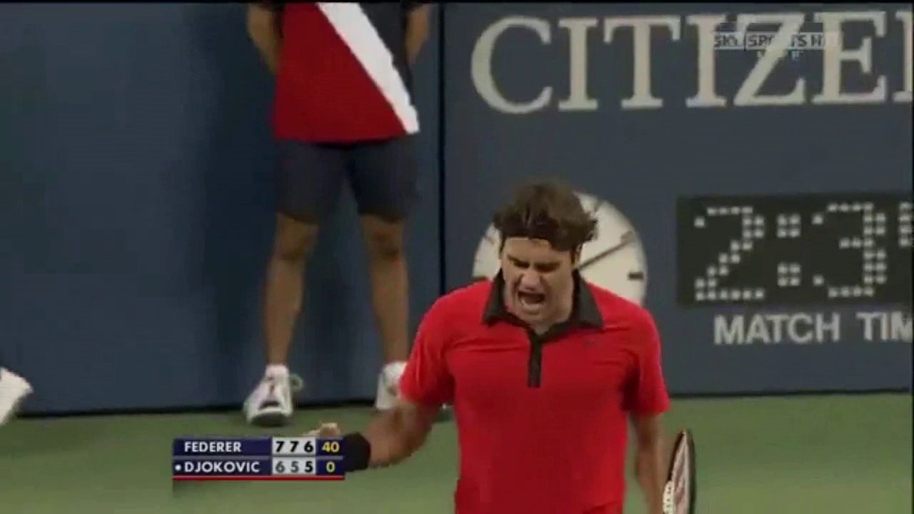 Roger Federer And Novak Djokovic - Incredible Battles in Grand Slam - HD