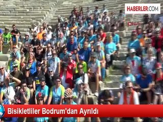 Bisikletliler Bodrum'dan Ayrıldı