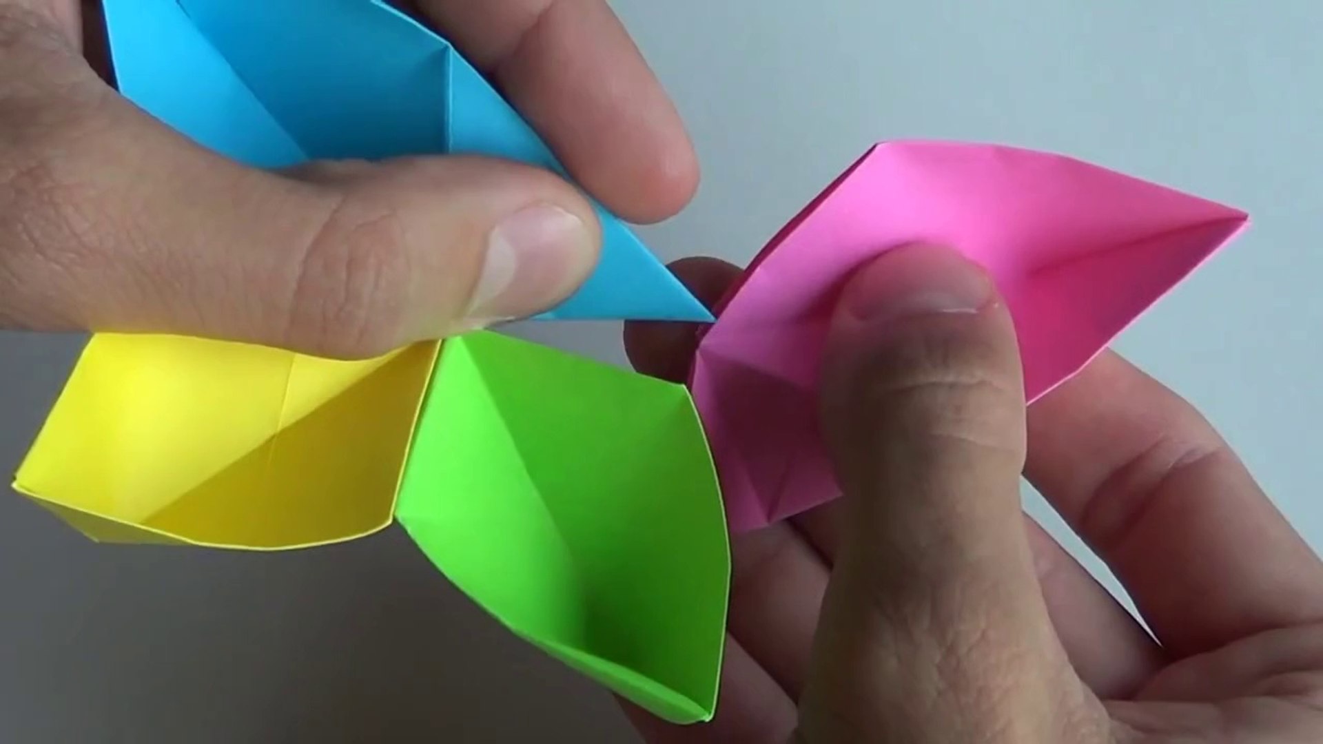 Flor Modular de Papel Origami Sakura - Vídeo Dailymotion