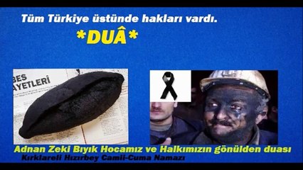SOMA MADENCİLERİ MÜFTÜ BIYIK'DAN SAMİMİ DUA