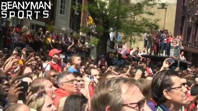 North London Is A Sea Of Red For Arsenal's FA Cup Victory Parade