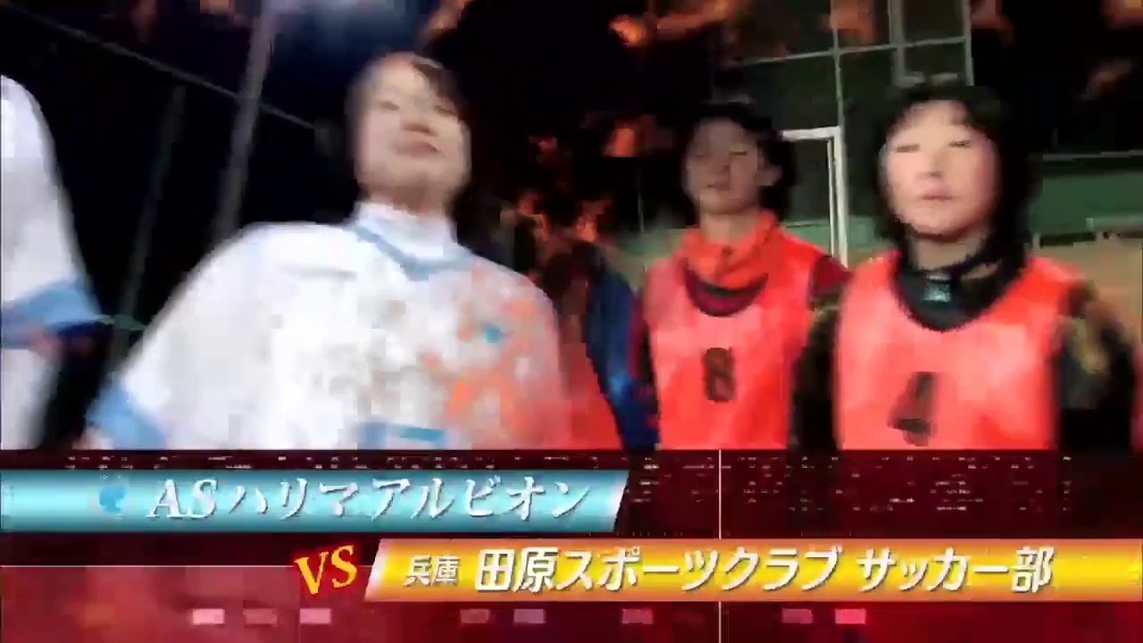 女子サッカー チャレンジLのASハリマの選手たちがナイーブのCMに出演