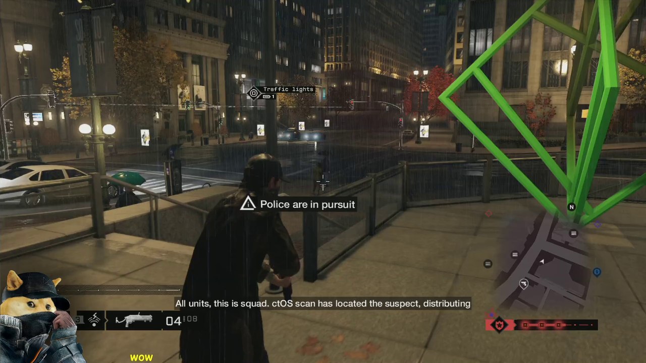 Watch Dogs 1080p PS4 Direct Feed Footage 2