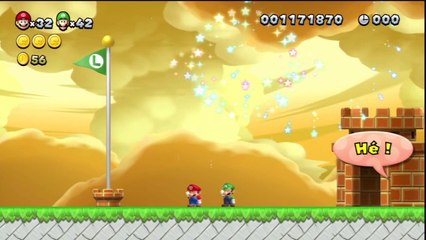 New Super Mario Bros. U - Dunes de Miel - 2-5 : Pluie de pierre