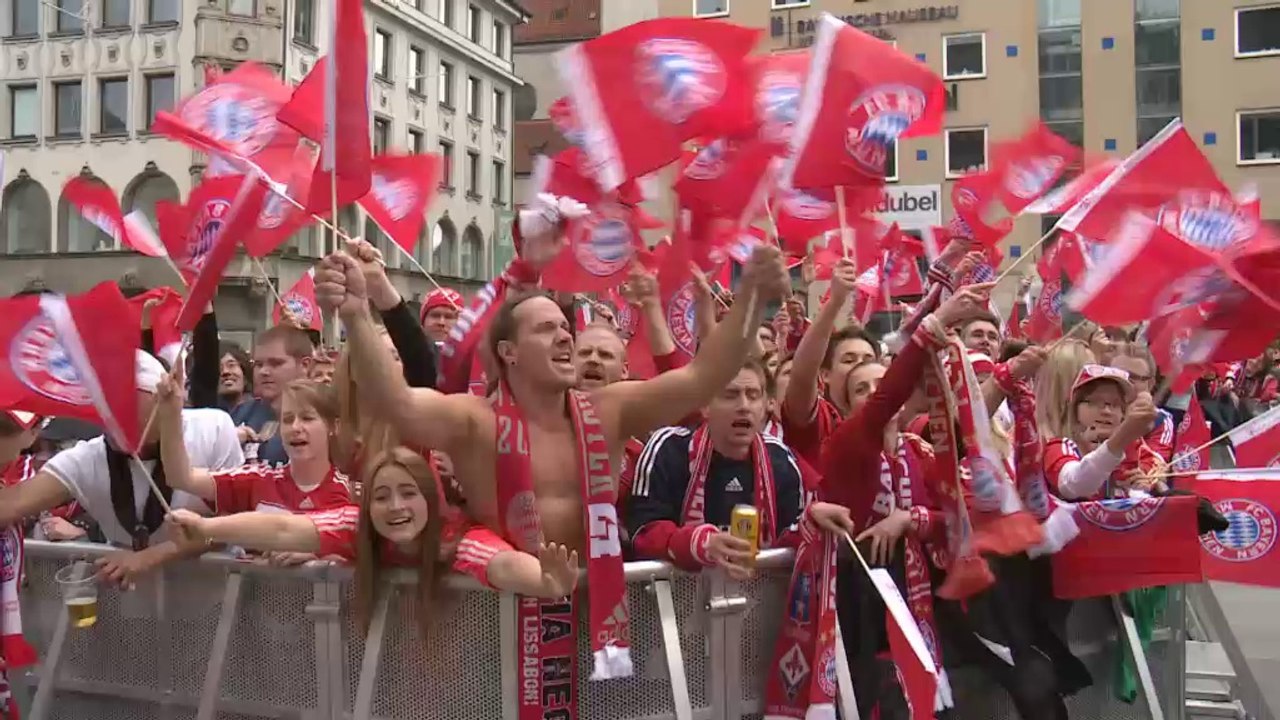 FCB-Double-Party mit müden Feierbiestern
