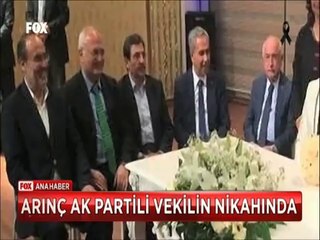 Burhan Kuzu'dan AKP'li vekilin düğününe böyle destek geldi