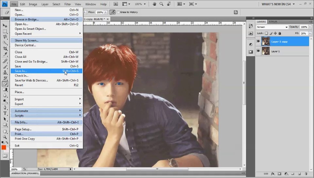 Saç ve Göz Rengi Değiştirme (CS4)