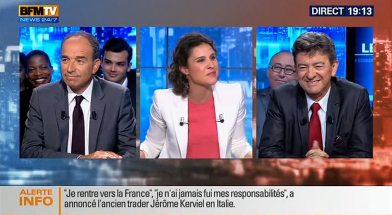 Débat Mélenchon-Copé sur BFM-TV le 18/05/2014