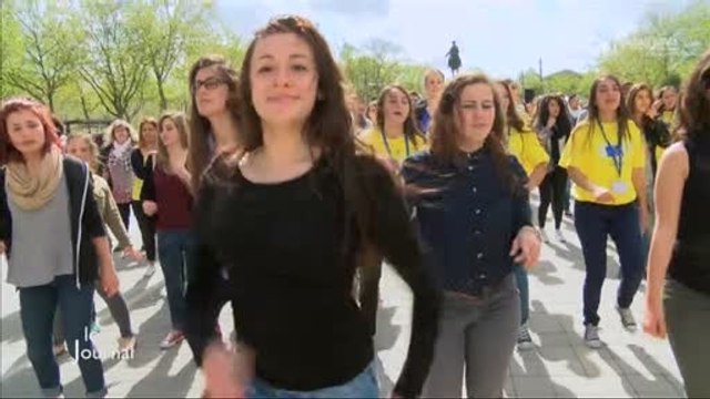La Roche-sur-Yon : Un flashmob pour la Semaine de l’Europe