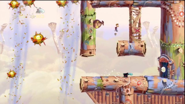 Rayman Origins - Désert des didgeridoos - Niveau 3 : Autant en emportent les bulles