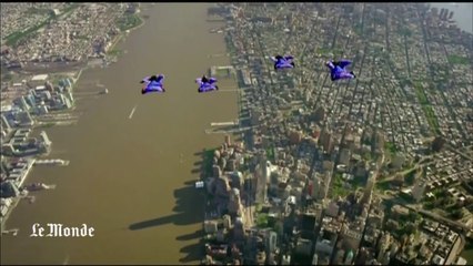 Vol en "wingsuit" au-dessus de New York
