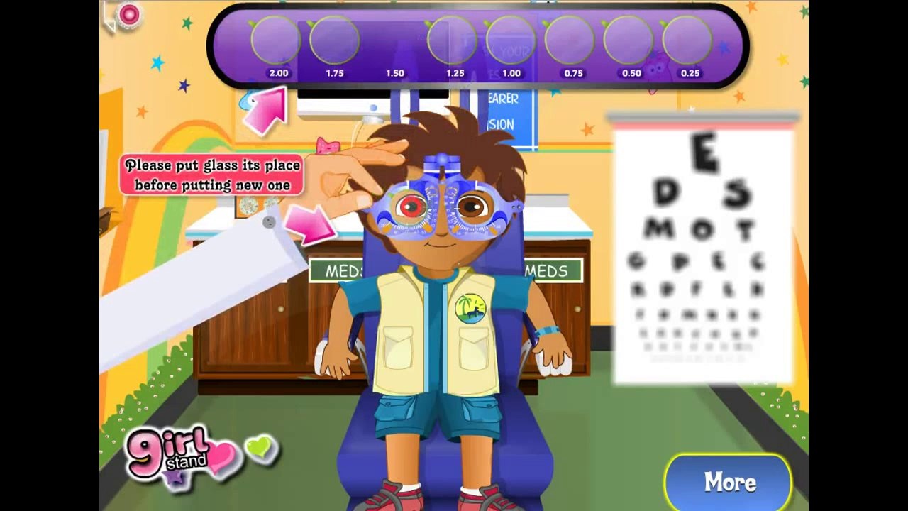 Dora and Diego at the Eye Clinic ♛♛۩۞۩❤♚