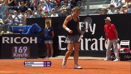 Injured Errani no match for Serena