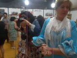 Feria de Jerez 2014 con Maria y Hugo, Maria bailando sevillanas