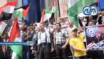 إحياء نكبة فلسطين الـ 66 يرددون هتافات ضد إسرائيل وداعميها