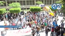 شاهد .. هتافات مناهضة للجيش والشرطة لتجميع الطلاب في مظاهرة الإخوان