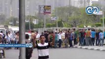 أنصار الاخوان يقطعون شارع إسماعيل الفنجري بمدينة نصر