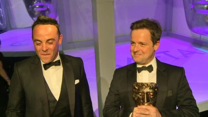 TV Baftas winners interview: Ant and Dec on their two wins