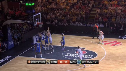 Championship Game Magic Moment: Put back Dunk by Rudy Fernandez, Real Madrid