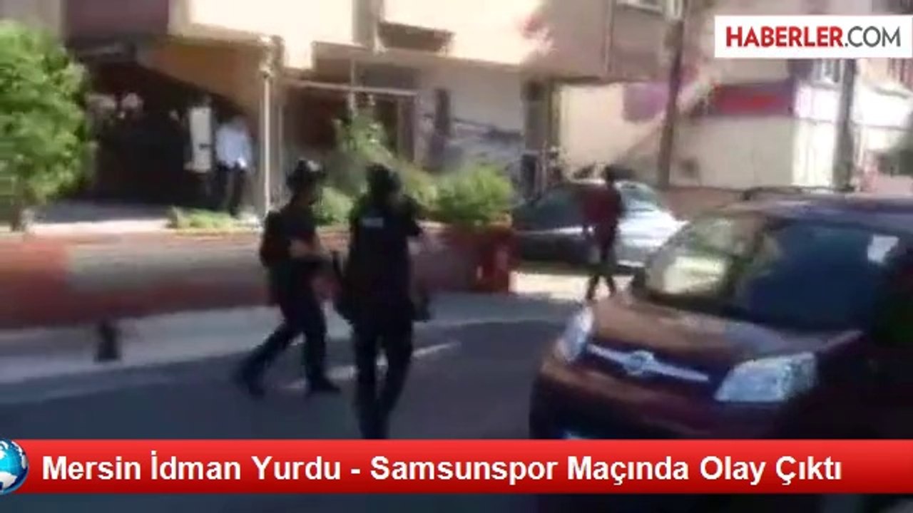 Mersin İdman Yurdu - Samsunspor Maçında Olay Çıktı