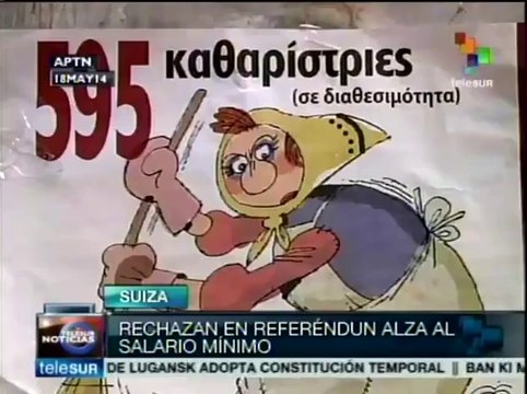 Rechazan suizos elevar salario mínimo hasta 4 mil 500 dólares/semana