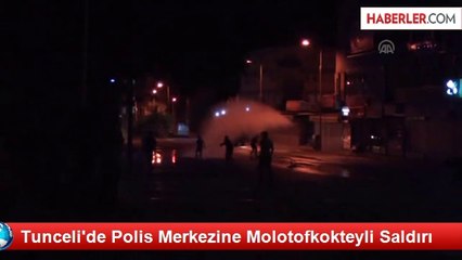 Tunceli'de Lojman Güvenliğini Sağlayan Polise Molotoflu Saldırı