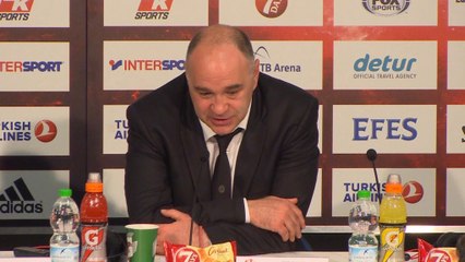 Pablo Laso : "A pesar de la derrota, el apoyo de la afición ha sido increible"