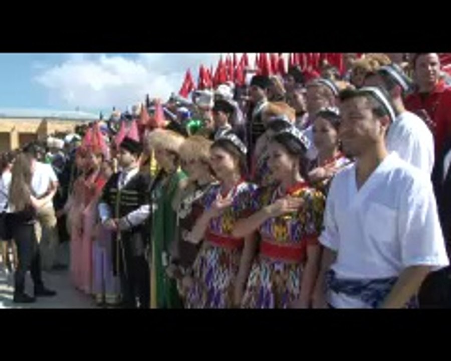 Anıtkabir'de buruk 19 Mayıs töreni