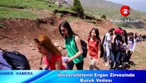 Üniversitelilerin Ergan Dağı Zirvesinde Buruk Vedası