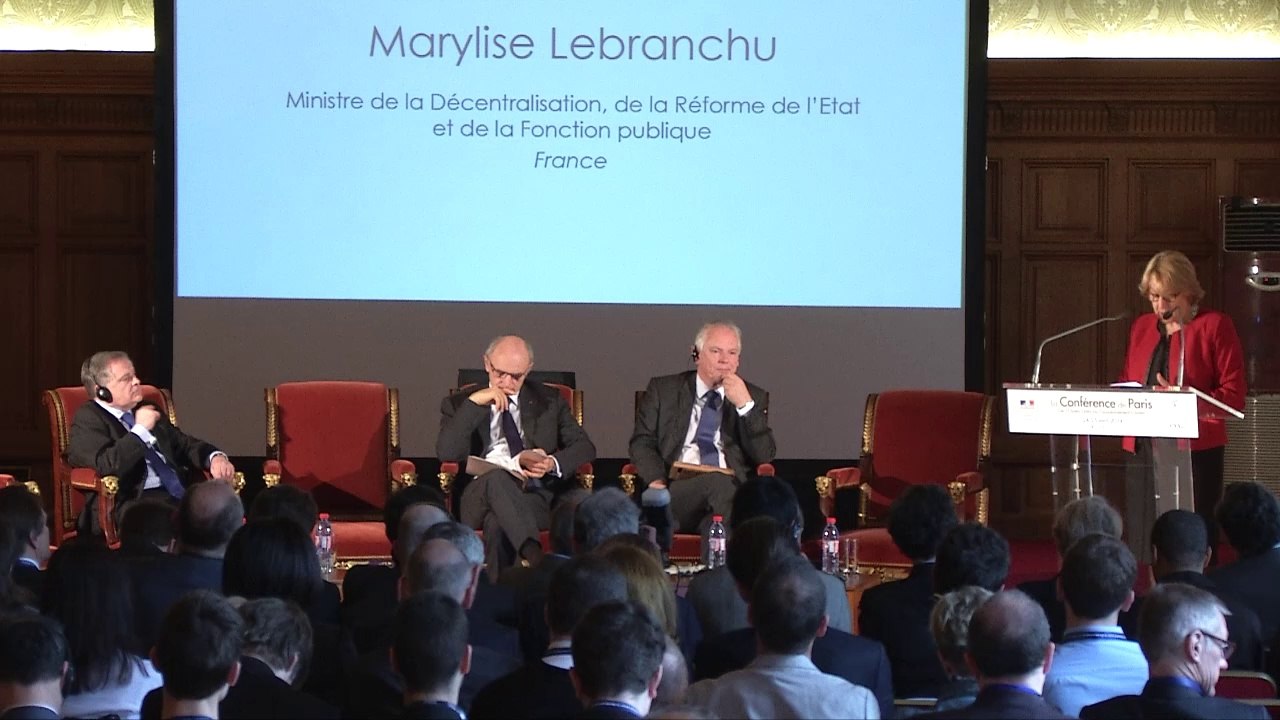 Discours de Marylise Lebranchu à la Conférence de Paris