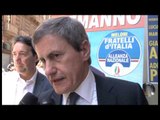 Napoli - Conferenza stampa Fratelli d'Italia - Schifone e Alemanno (17.05.14)