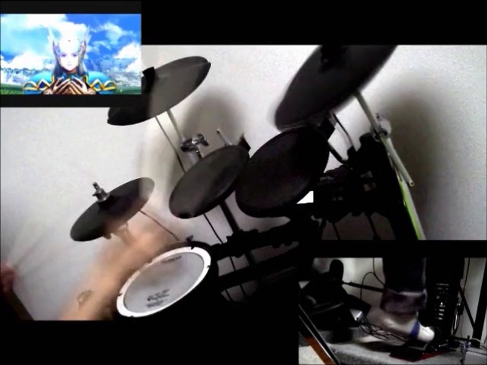 【ドラム】【ヴァルキリープロファイル / Confidence in the domination(BOSS BGM)】 "VALKYRIE PROFILE drum cover" を叩いてみたました